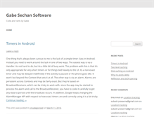 Tablet Screenshot of gabesechansoftware.com